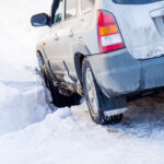 car in snow