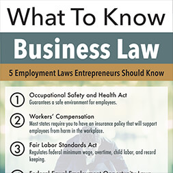 business laws infographic