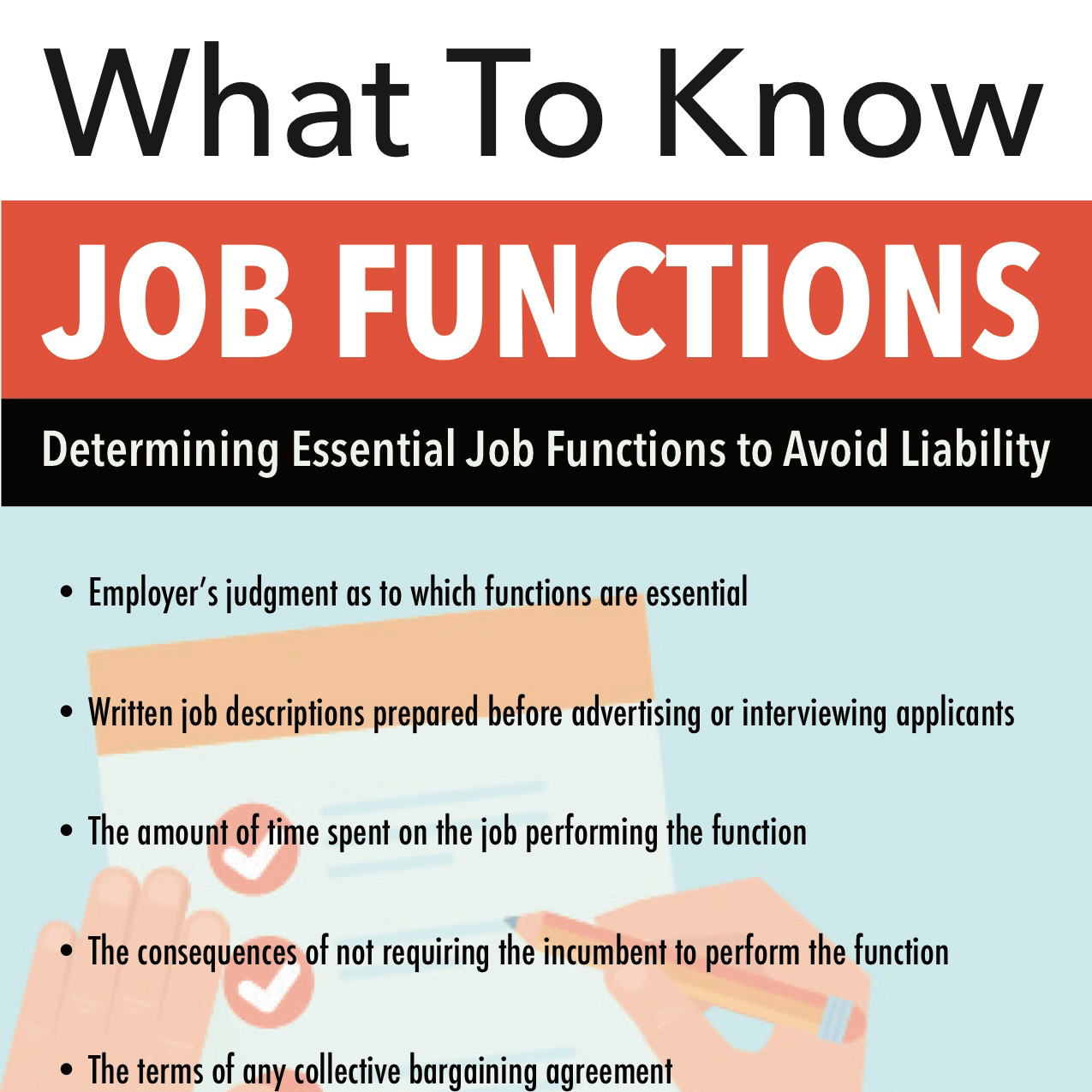 job functions infographic