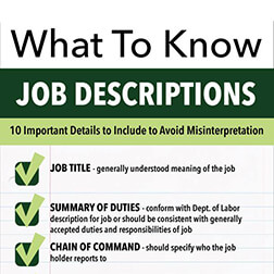 What To Know - Job Descriptions