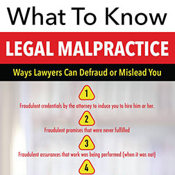 What To Know - Legal Malpractice