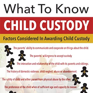 What To Know - Child Custody